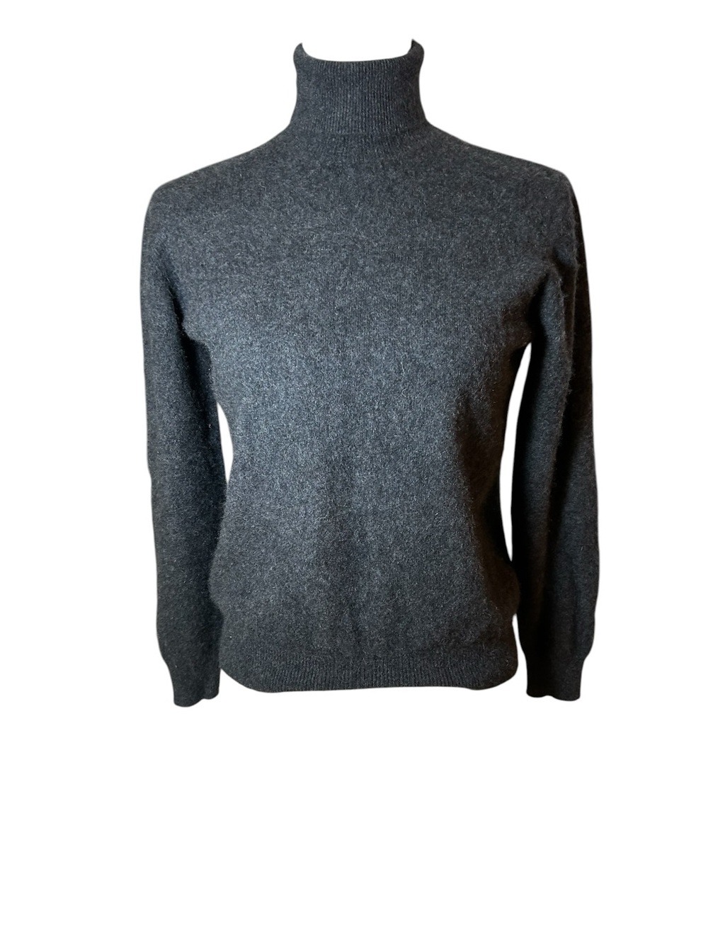Belford 100% Cashmer Charcoal Gray Turtleneck Sweater
